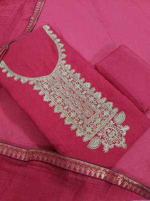 Sublime W Silk Blend Embroidered Salwar Suit Material