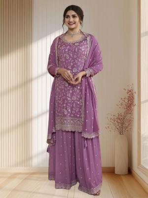 Amit Georgette Embroidered Salwar Suit Material