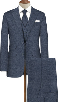 Bigreams Wool Geometric Print Suit Fabric