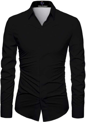 griva designer Viscose Rayon Solid Shirt Fabric