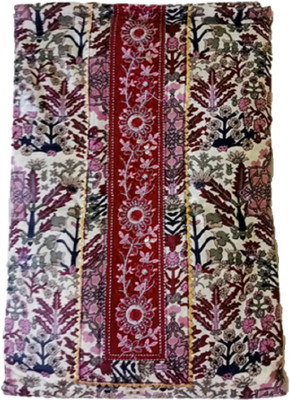 TSR Enterprises Cotton Silk Embroidered Salwar Suit Material