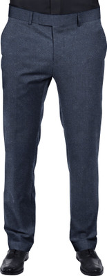 Bigreams Wool Self Design Trouser Fabric