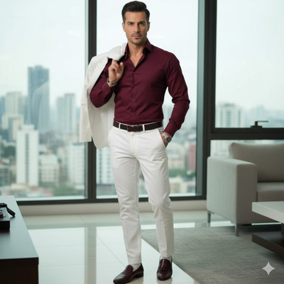 Rekag Polycotton Solid Shirt & Trouser Fabric
