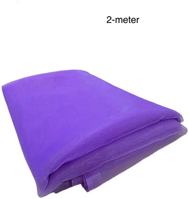 Orientxone Net/Lace Solid Multipurpose Running Fabric
