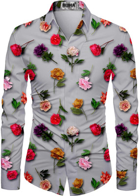 BuhaTrade Polycotton Printed Shirt Fabric