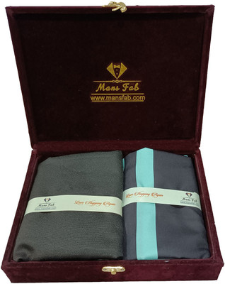 Mansfab Cotton Silk Printed Shirt & Trouser Fabric