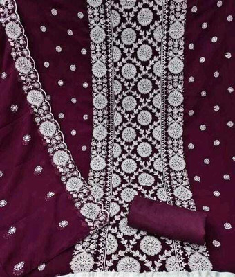 Stylebhawani Georgette Embroidered Salwar Suit Material