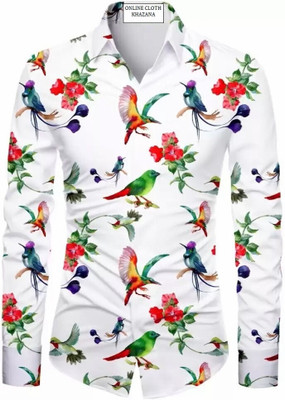 online cloth khazana Polycotton Printed Shirt Fabric