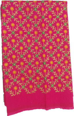 Dudheeba Textiles Silk Blend Embroidered Blouse Material