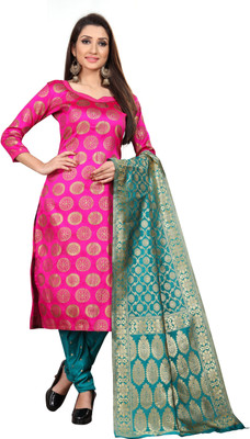 Moda Rapido Jacquard Embellished Salwar Suit Material