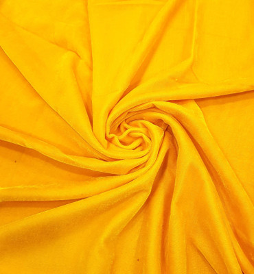 ALINA MODA Velvet Solid Multipurpose Running Fabric