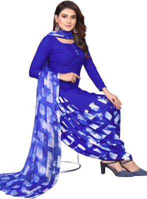 AYKA CLOTHINGS Crepe Printed Salwar Suit Material