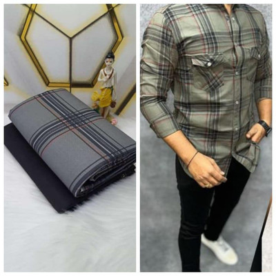 Jay Khodiyar Fashion Polycotton Printed Shirt & Trouser Fabric