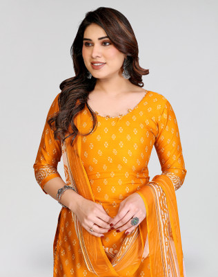 ANIRAV Crepe Printed Salwar Suit Material