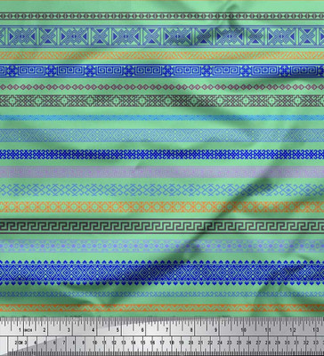 Soimoi Pure Cotton Geometric Print Multi-purpose Fabric