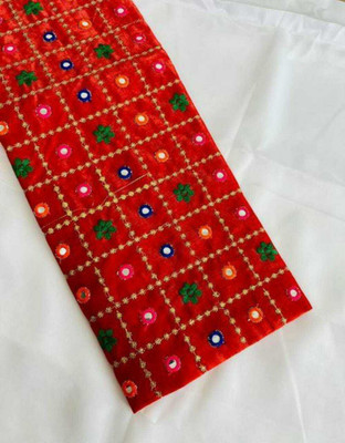 HEER FASHION Art Silk Self Design Blouse Material