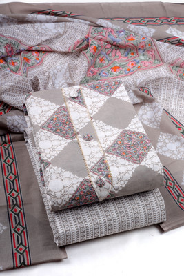 VC Fashion Pure Cotton Printed Kurta & Churidar Material