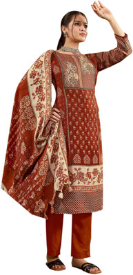 Rosniya Wool Printed Salwar Suit Material