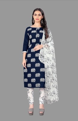 Apnisha Pure Cotton Printed Salwar Suit Material