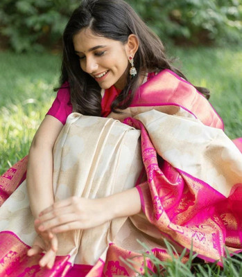 Kanjivaram Jacquard Printed Blouse Material