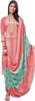 Rosniya Wool Printed Salwar Suit Material