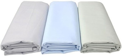CHANDRAVATI Cotton Blend Solid Shirt Fabric