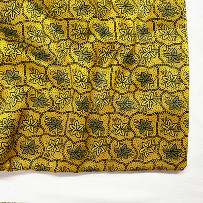 LCX Pure Silk Floral Print Multi-purpose Fabric