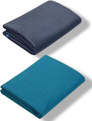 AARVISA Cotton Blend Solid Shirt & Trouser Fabric