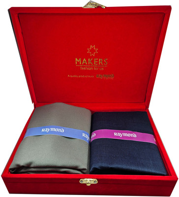 Raymond Cotton Blend Solid Shirt & Trouser Fabric