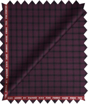 Raymond Wool Checkered Trouser Fabric