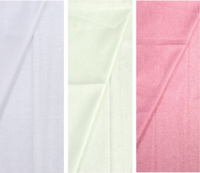 KUNDAN SULZ GWALIOR Cotton Linen Self Design Shirt Fabric