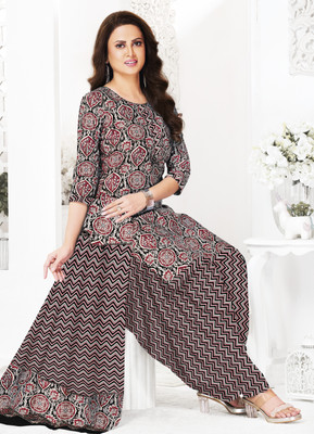 SHREE JEENMATA COLLECTION Pure Cotton Floral Print Salwar Suit Material