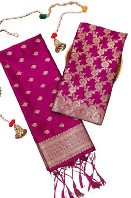 MUFFLY Cotton Silk Printed Salwar Suit Material