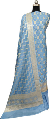 Naveera Pure Silk Self Design Salwar Suit Material