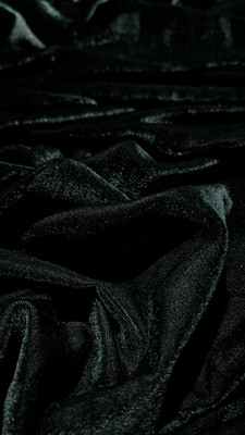 DCPL VELVET CREATION Velvet Solid Multipurpose Running Fabric