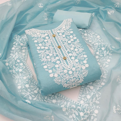 Peachmode Modal Embroidered Salwar Suit Material