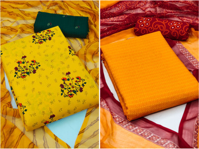 ANAND Crepe Printed Salwar Suit Material