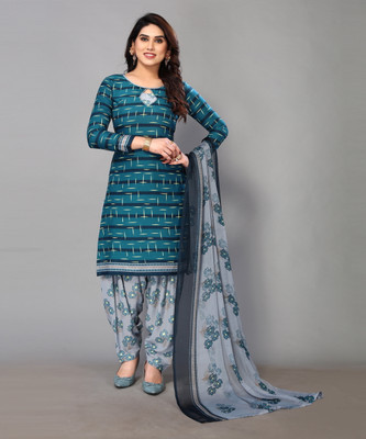 Wonder Weave Crepe Printed Salwar Suit Material