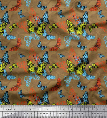 Soimoi Pure Cotton Floral Print Multi-purpose Fabric