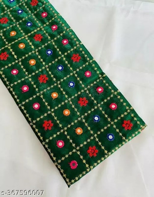 SoniImpax Silk Blend Embroidered Blouse Material