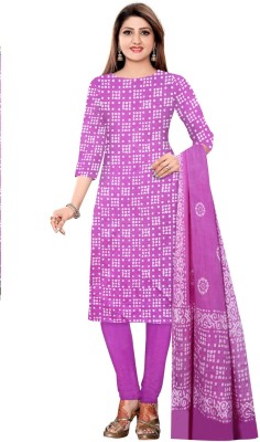 Bombay Buta Cotton Blend Floral Print Salwar Suit Material