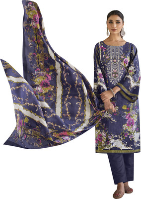 Ambarlyn Pure Cotton Printed Salwar Suit Material
