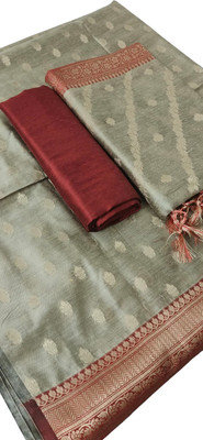 PoojaCreation Cotton Silk Self Design Salwar Suit Material