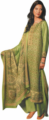 Soul Essence Wool Printed Salwar Suit Material