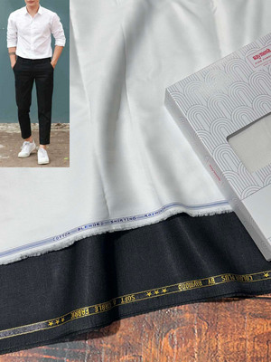 Raymond Pure Cotton Solid Shirt & Trouser Fabric