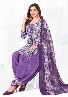 shyam enterprises Crepe Printed Salwar Suit Material
