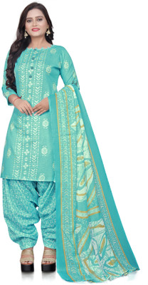 Rajnandini Cotton Blend Printed Salwar Suit Material