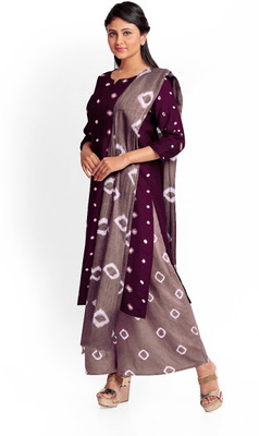 Aumki Viscose Rayon Solid Salwar Suit Material