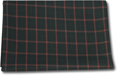 Bigreams Cotton Blend Checkered Suit Fabric
