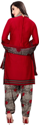 laxmi creation Crepe Solid, Printed Salwar Suit Material